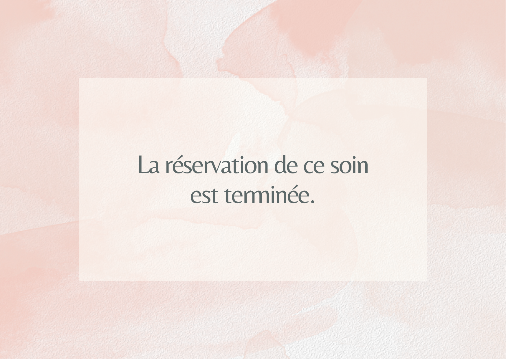 Soin "Peur de lâcher ses repères"