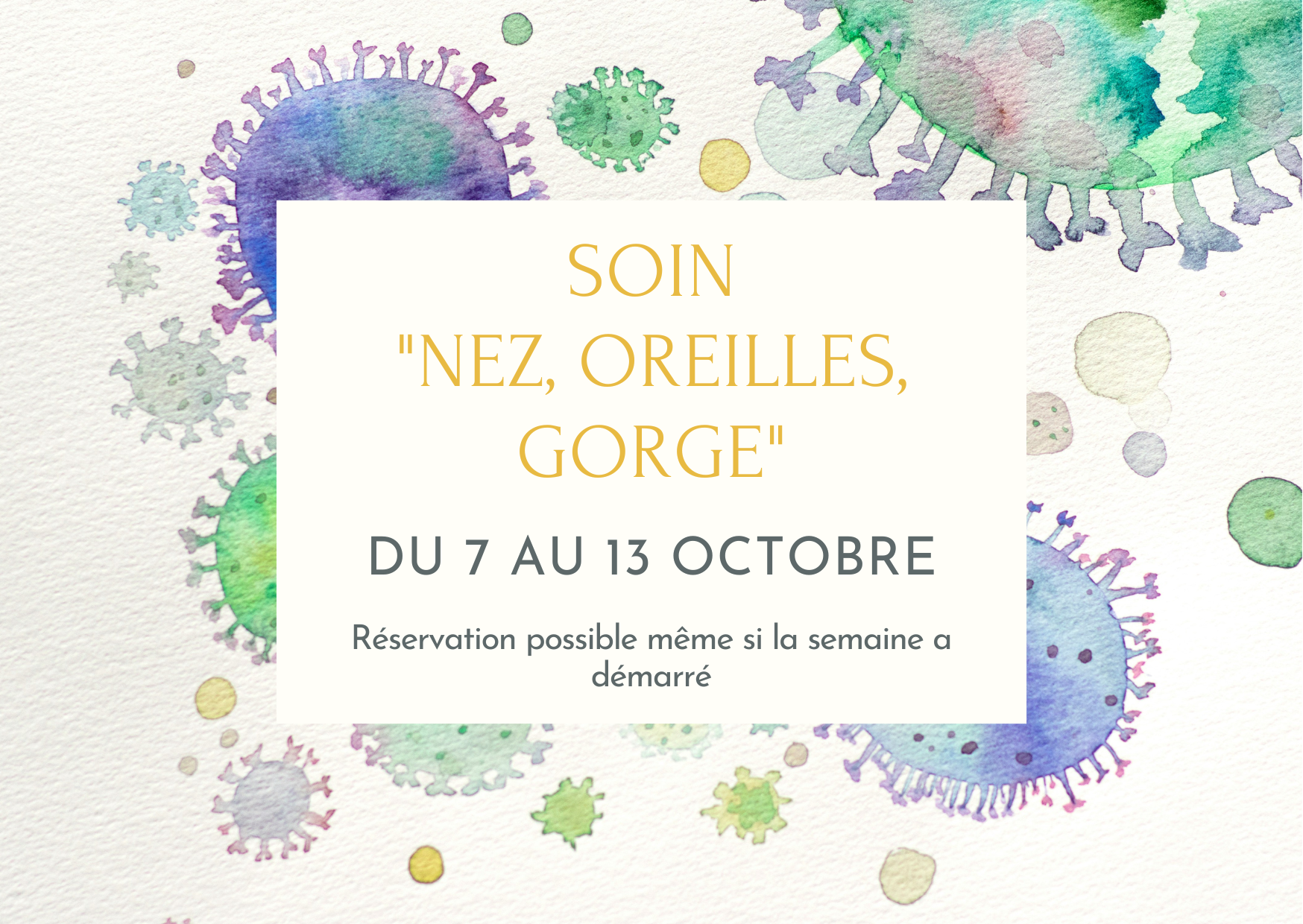 Soin "Nez, oreilles, gorge"