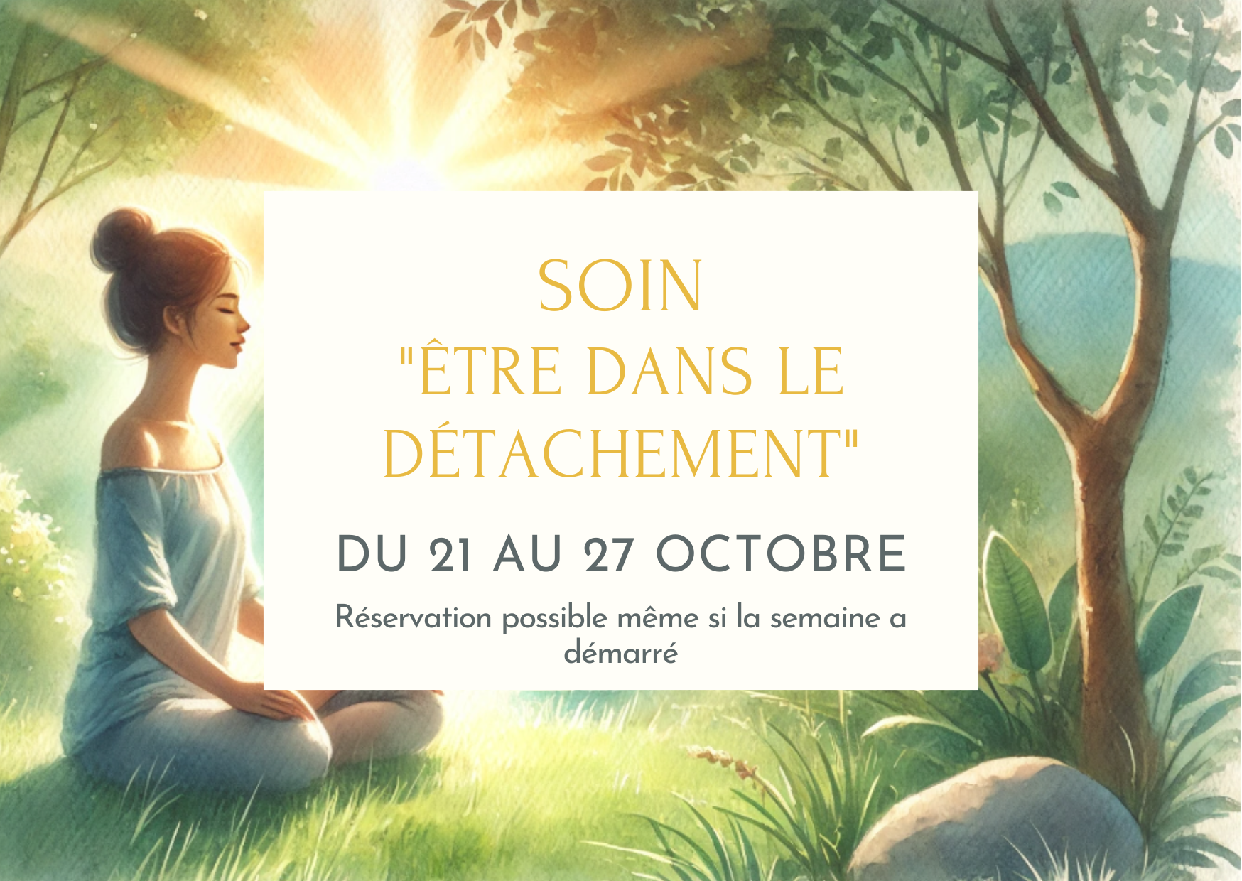 Soin "Être dans le détachement"