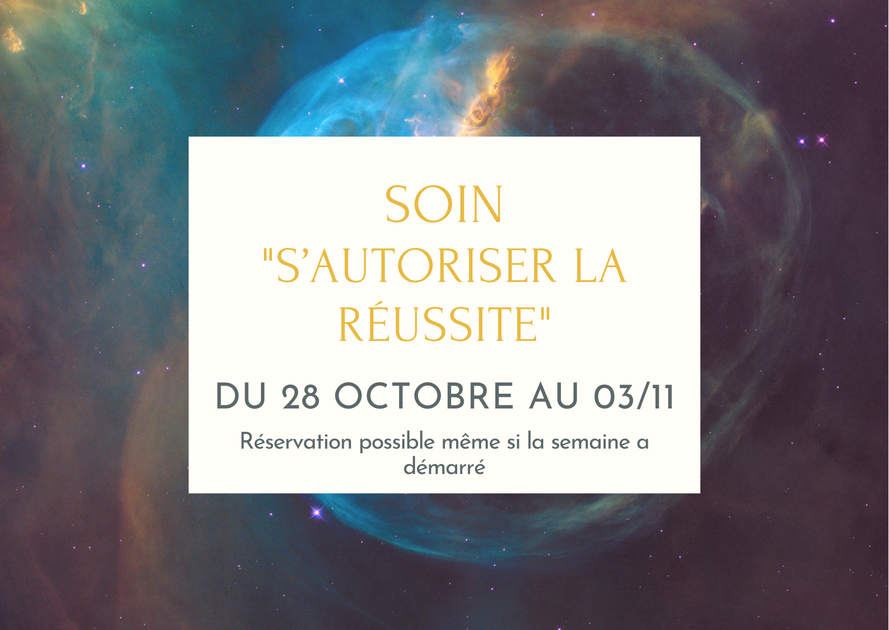 Soin "S'autoriser la réussite"