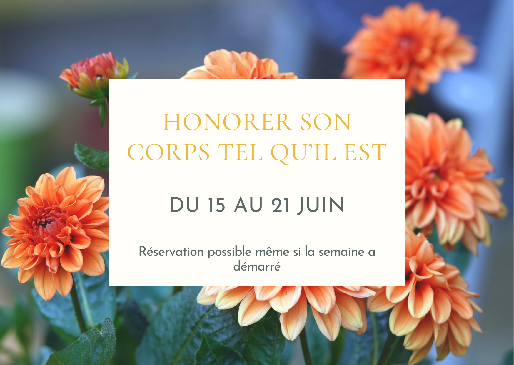 Honorer son corps tel qu'il est