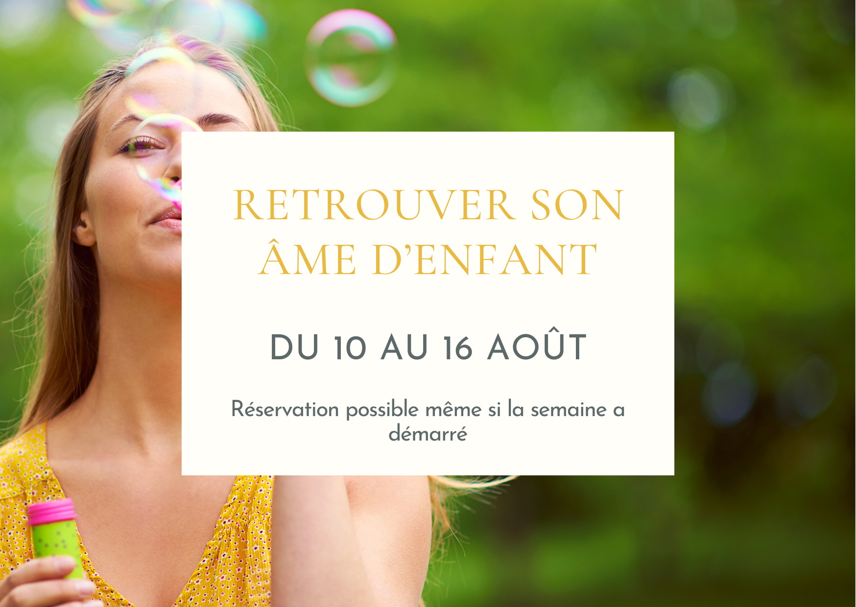 Retrouver son âme d'enfant