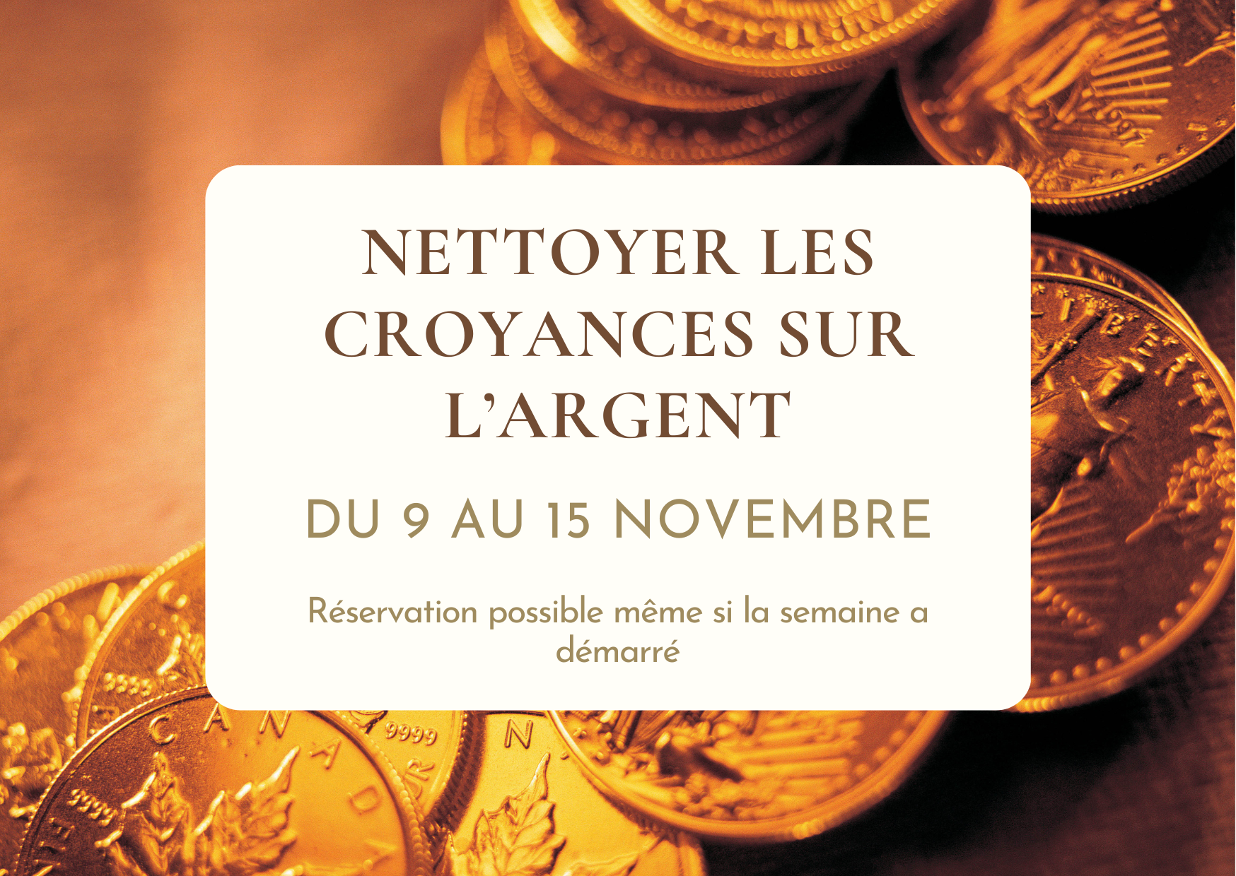 Nettoyer les croyances sur l'argent - Soin collectif